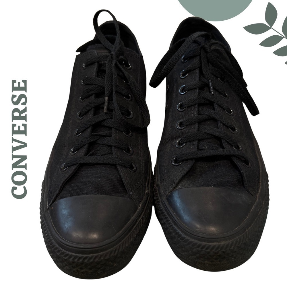 Converse All Star Black Low-Top Sneakers | Men’s 11 - Picture 4 of 10